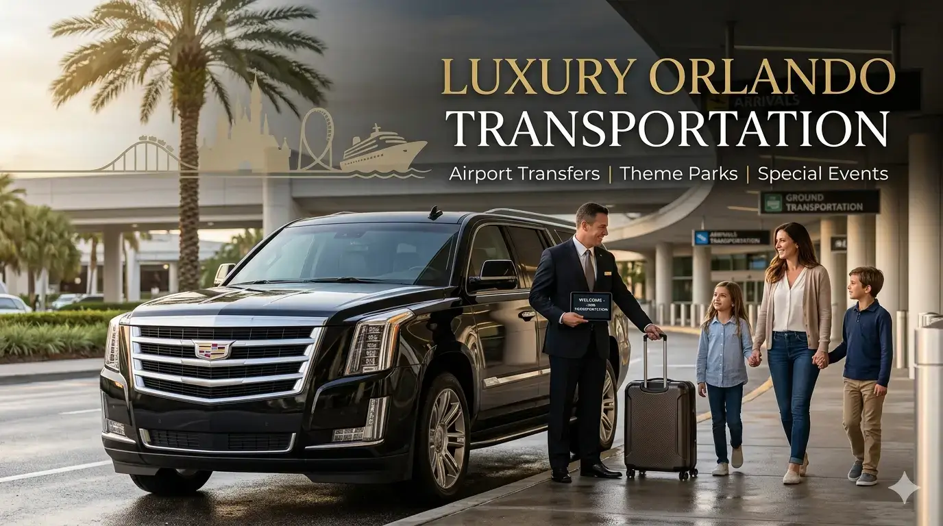 Luxury Transportation Services in Orlando: Airport Transfers, Theme Parks and Special Events